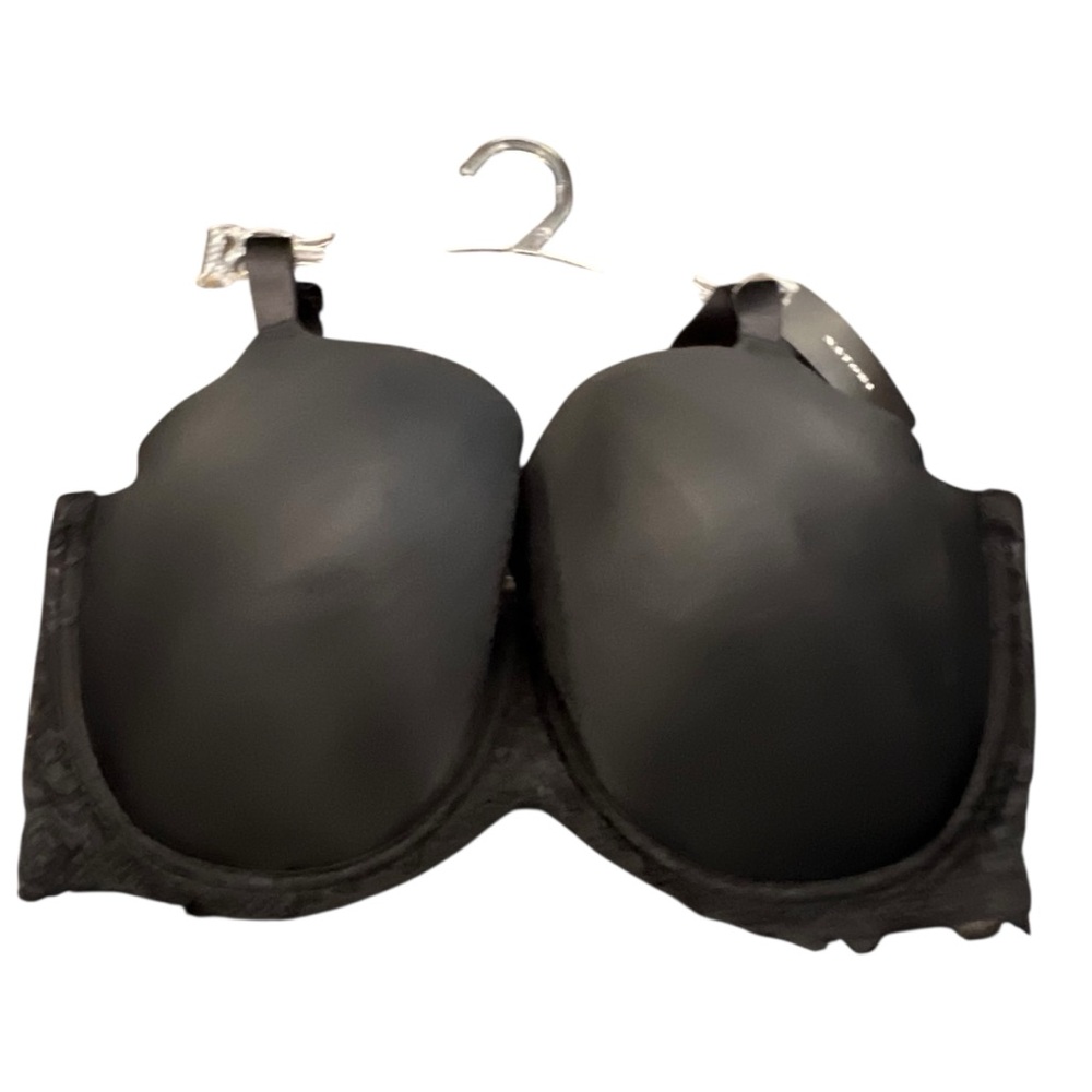 Natori Women Renew Bra BLACK Color Style 731233 Padded‎ NEW $64 Full Figure 40H